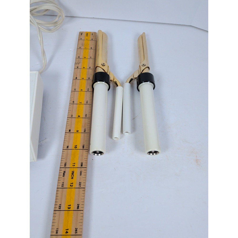 Jilbere cordless vapor Curling Iron set Vintage set of 2 Working - Picture 9 of 9